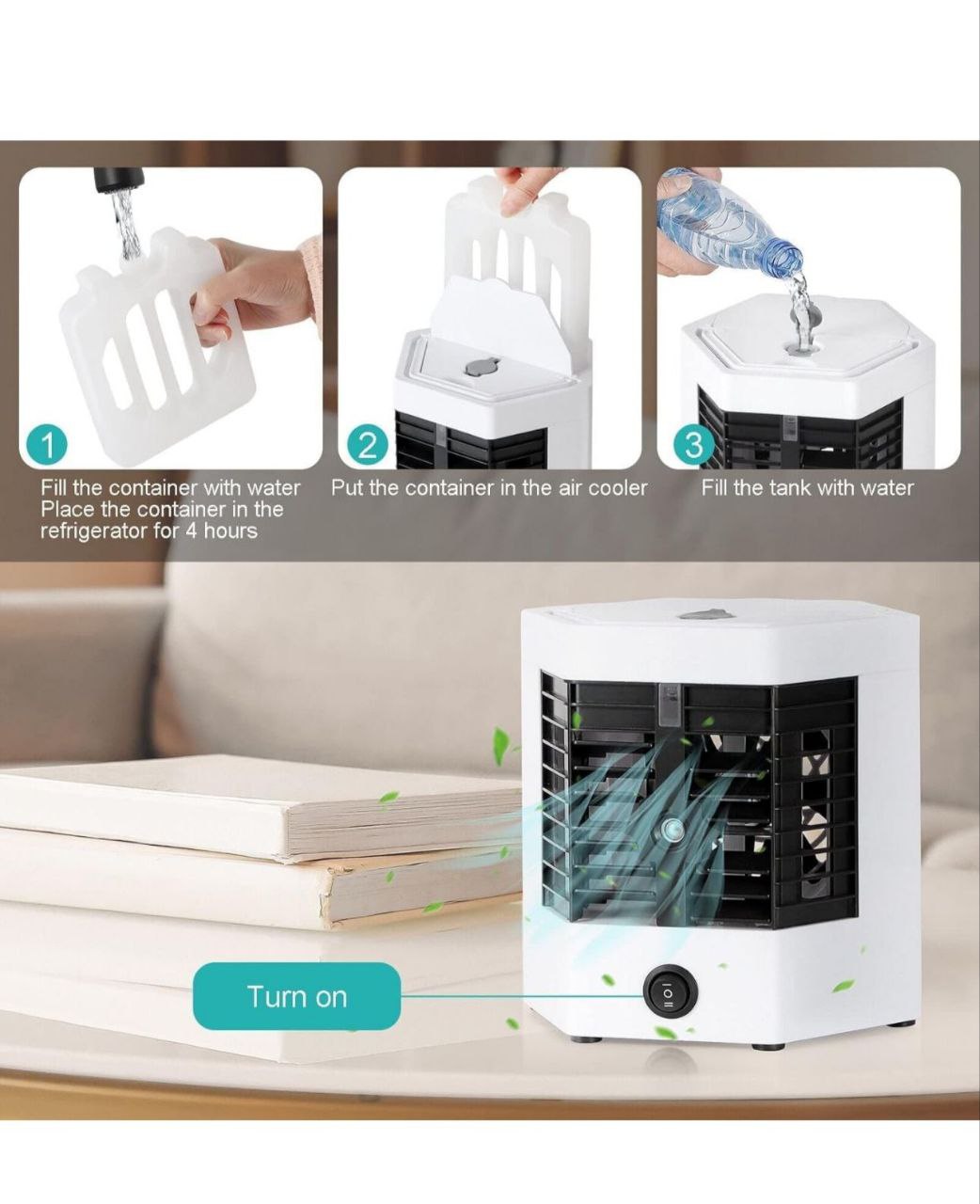 Mini Air cooler Rechargeable