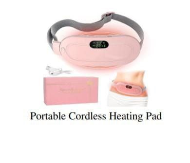 Electric Menstrual Heating Pad Period Cramp Massager, Velvet