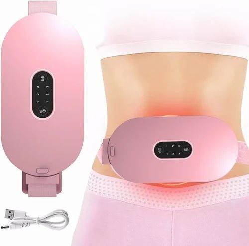 Electric Menstrual Heating Pad Period Cramp Massager, Velvet