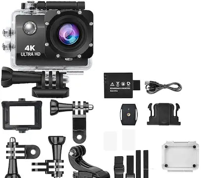 4K Sports Action Camera with Optical 16MP High Resolution with Wi-Fi